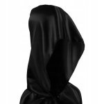 Malatec 19547 Čarodejnícka pelerína s kapucňou čierna