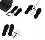 Trizand 19702 Elektricky vyhřívané vložky do bot USB, vel. 35-40 černé