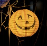 Malatec 20162 Lampión Halloween svietiaca tekvica LED 20 cm