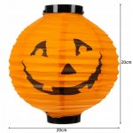 Malatec 20162 Lampión Halloween svietiaca tekvica LED 20 cm