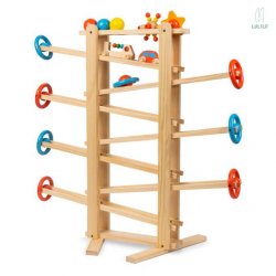 KIK KX5190 Dřevěná kuličková dráha XXL 70 cm