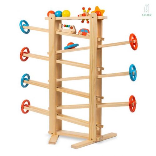 KIK KX5190 Drevená guličková dráha XXL 70 cm