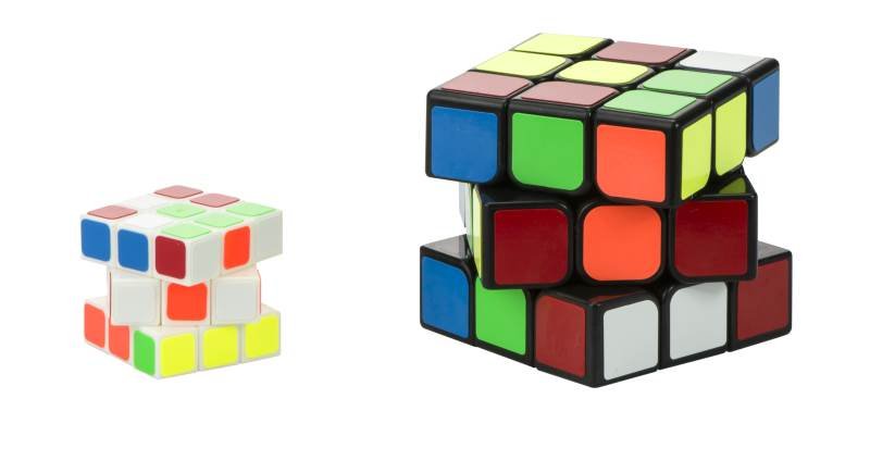 KIK KX7604 Rubikova kostka 5,65 x 5,65cm + 3 x 3cm 2ks