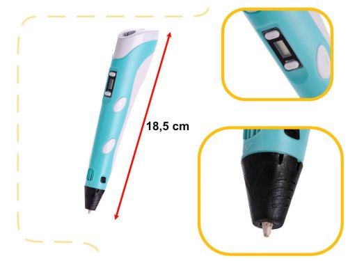 KIK KX5380 3D Pero s příslušenstvím - 90 metrů náplní