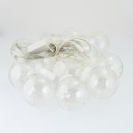 eCa Světelný závěs koule 180 LED, 2,5 m studená bílá