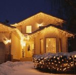 Foxter DAH200 Vánoční světelný závěs FLASH 200 LED, IP44, 30W teplá bílá 8 m