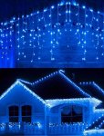 Foxter DAH300 Vánoční světelný závěs FLASH 300 LED, IP44, 30W modrá 12 m 