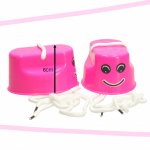 KIK KX7532 Detské chodúle plast 10 x 5,5 x 6cm 2 ks ružové