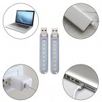 Foxter USB Lampička LED 8 teplá/studená biela