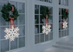 Foxter Svítící LED vločka XXL 40 cm teplá bílá 