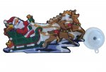 Foxter Svietiace LED Santa Claus a sob 25 cm