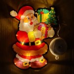 Foxter Svítící LED Santa Claus a sněhulák 25 cm