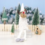 eCa RSN01 Vánoční dekorace Sob 37 cm bílý