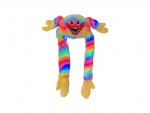 Effly Plyšová LED svítící čepice Huggy Wuggy - duhová 