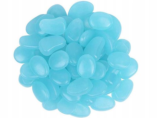 Verk 01467 Svítící kameny 100 ks modré