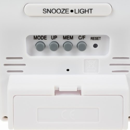 Ruhhy 19161 Digitální teploměr s vlhkoměrem černobílý