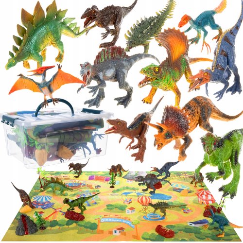 Kruzzel 19743 Dinosaury s príslušenstvom 24 dielov