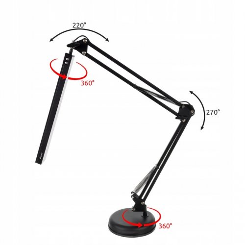 Izoxis 19784 Stolní LED lampička 5,6 W černá