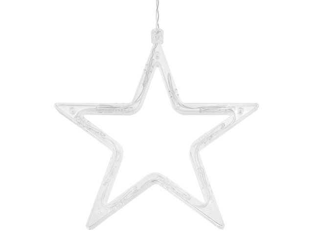 ISO 19750 Svetelný záves hviezdy 138 LED, USB, diaľkové ovládanie, teplá biela