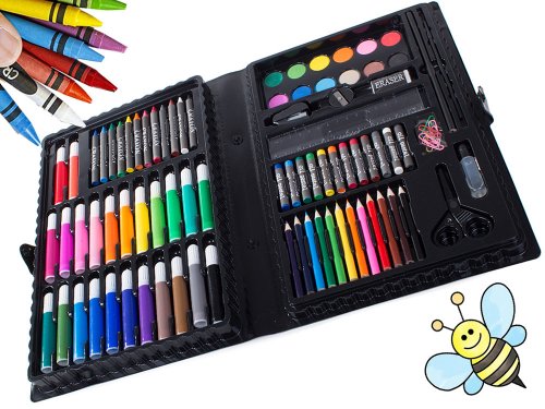 Verk 18232 Výtvarná sada na maľovanie 86 ks čierna