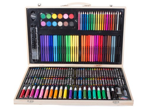 Verk 18233 Velká sada v dřevěném kufříku pro malíře 180 ks