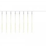 Verk 26021 Vánoční osvětlení Rampouchy 288 LED, 50 cm, IP44, 230V teplé bílé