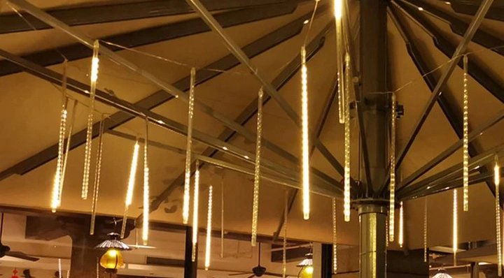 Verk 26021 Vánoční osvětlení Rampouchy 288 LED, 50 cm, IP44, 230V teplé bílé