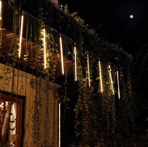 Verk 26021 Vánoční osvětlení Rampouchy 288 LED, 50 cm, IP44, 230V teplé bílé