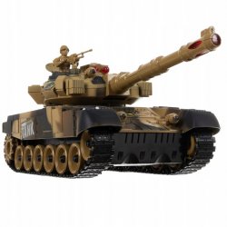 Kruzzel 19749 Vojenský tank RC na dálkové ovládání 1:14 maskáč