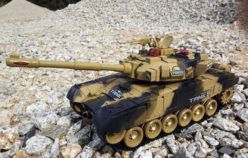 Kruzzel 19749 Vojenský tank RC na dálkové ovládání 1:14 maskáč