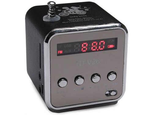 Verk 06211 Přenosné rádio Global Technology TD - V26 černé