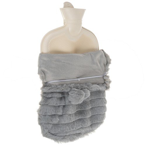 Ruhhy 19806 Fľaša zahrievací termofor s fleecovým obalom 2 l