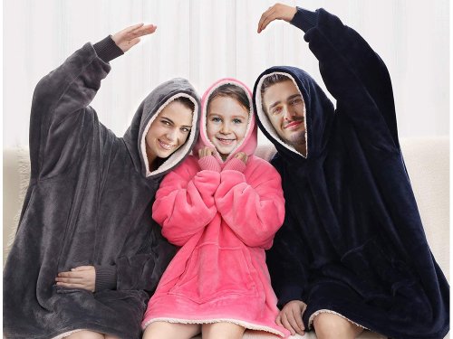 Verk Televizní mikina s kapucí XXL tmavě růžová