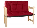 Malatec 6170 Potah na lavici 120X60X50cm červená