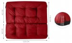 Malatec 6170 Potah na lavici 120X60X50cm červená