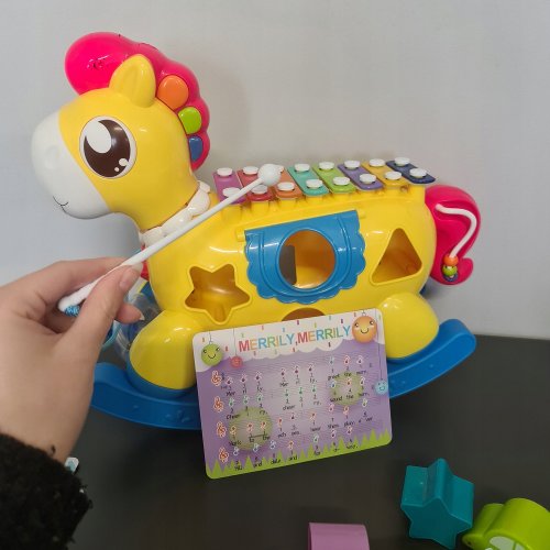 Kruzzel 20346 Interaktívny koník s cimbálkami 8v1