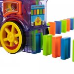 Kruzzel 20561 Stavěcí domino vláček 60 dílů 