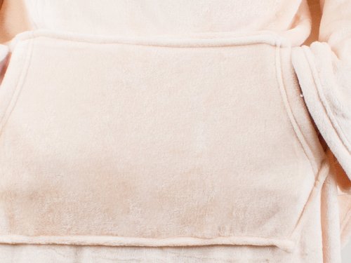 Verk 24306 Fleecová deka s rukávy béžová