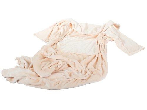 Verk 24306 Fleecová deka s rukávy béžová