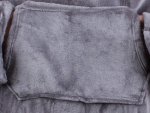 Verk 24306 Fleecová deka s rukávy 200 x 140 cm šedá