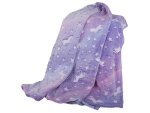 Verk Svíticí deka Soft Dreams Stars, 150 x 200 cm fialová