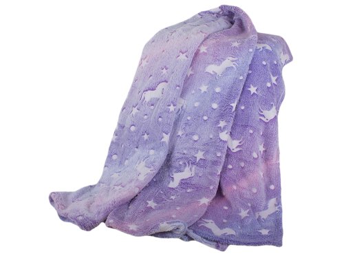 Verk Svíticí deka Soft Dreams Stars, 150 x 200 cm fialová