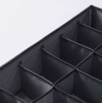 Ruhhy 19914 Skládací organizér na spodní prádlo 4 ks šedý