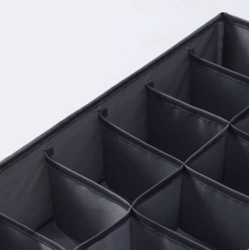 Ruhhy 19914 Skládací organizér na spodní prádlo 4 ks šedý