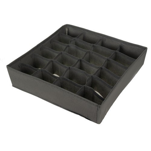 Ruhhy 19914 Skladací organizér na spodnú bielizeň 4 ks sivý