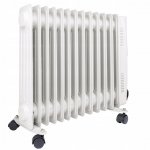 ISO 21299 Olejový ohrievač 3000W Comfort - 13 rebier biely