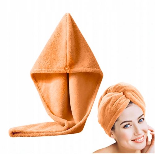 Verk 01625 Turban na vlasy z mikrovlákna ružová