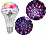 Verk 24272 LED Disko žiarovka E27 3W RGB