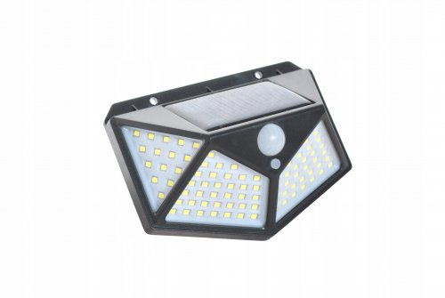 Verk 24240 Solární venkovní 100 LED SMD osvětlení s pohybovým senzorem
