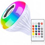 Verk 24271 LED RGB barevná žárovka s Bluetooth reproduktorem